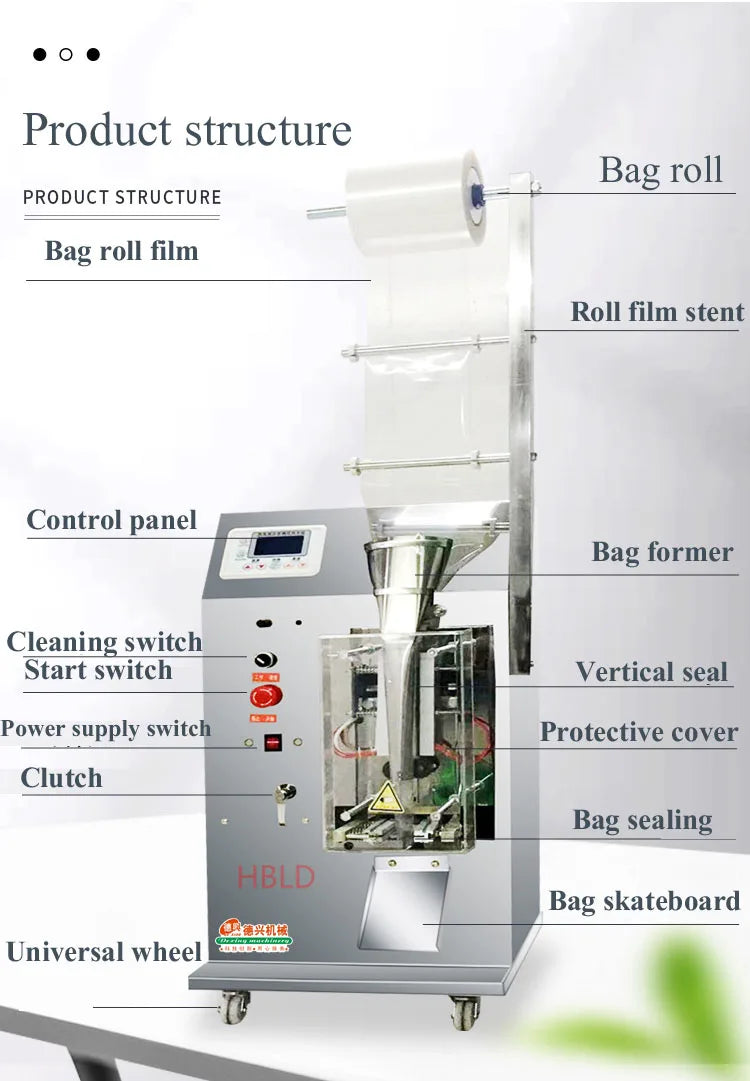 Fully Automatic Vertical Liquid Milk And Water Packaging Machine Coke Quantitative Filling Machine