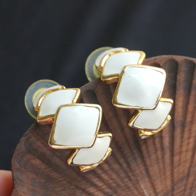 Western Antique Jewelry Vintage Retro Fashion Gemstone Earrings Ear Stud Earring Collection Elegant Fashion