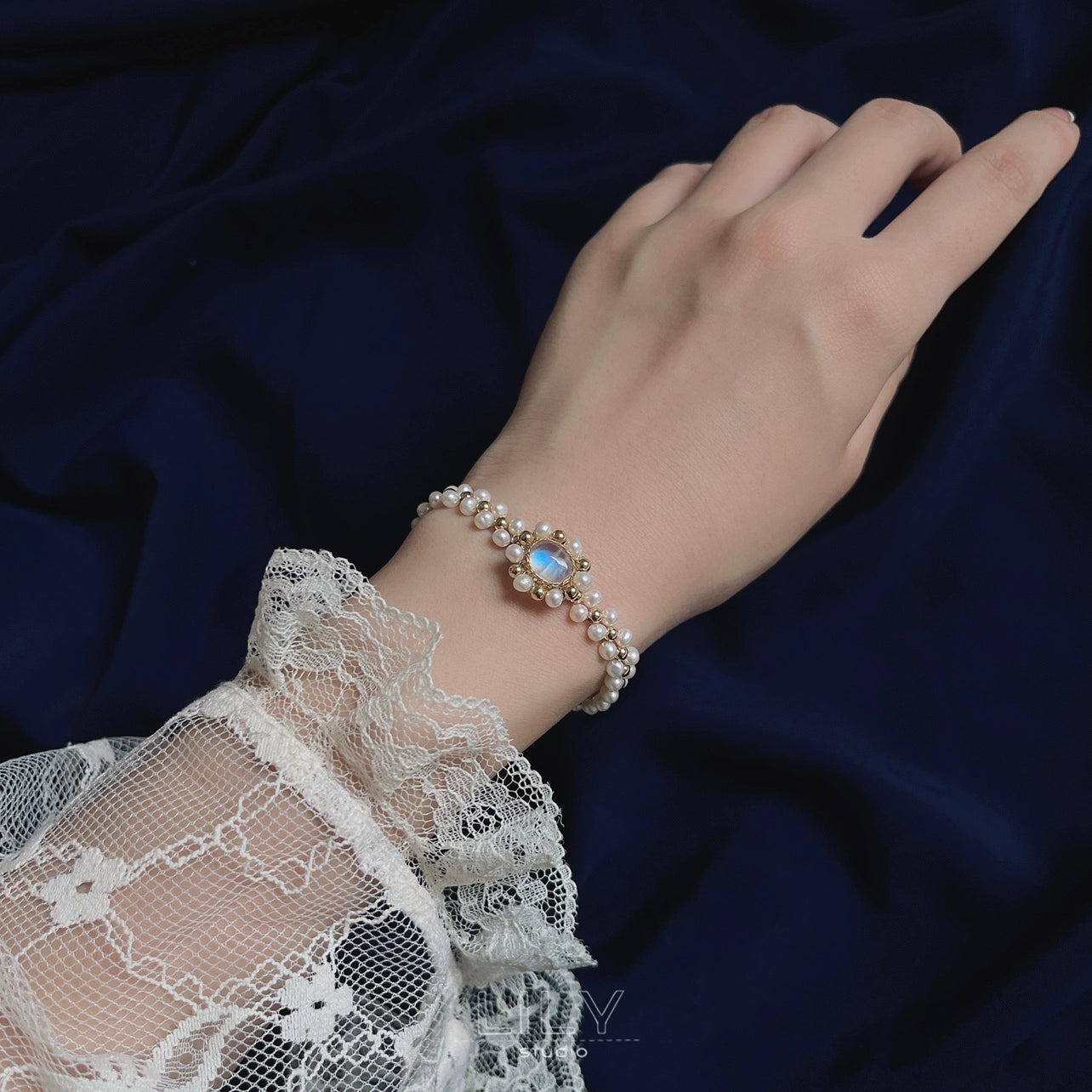 Lily Original American 14K Colorfast Moonstone