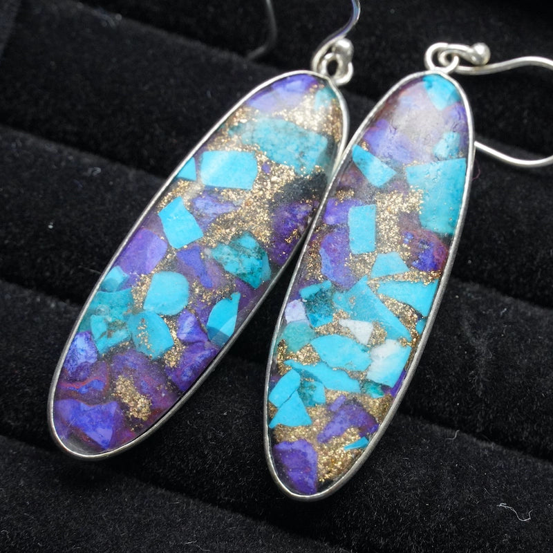 Western Antique Jewelry Vintage Retro Fashion Gemstone Earrings Ear Stud Earring Collection Elegant Fashion
