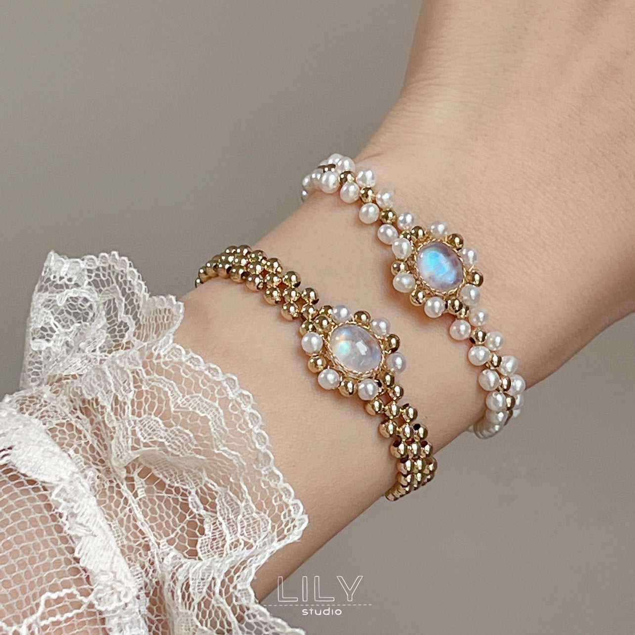 Lily Original American 14K Colorfast Moonstone