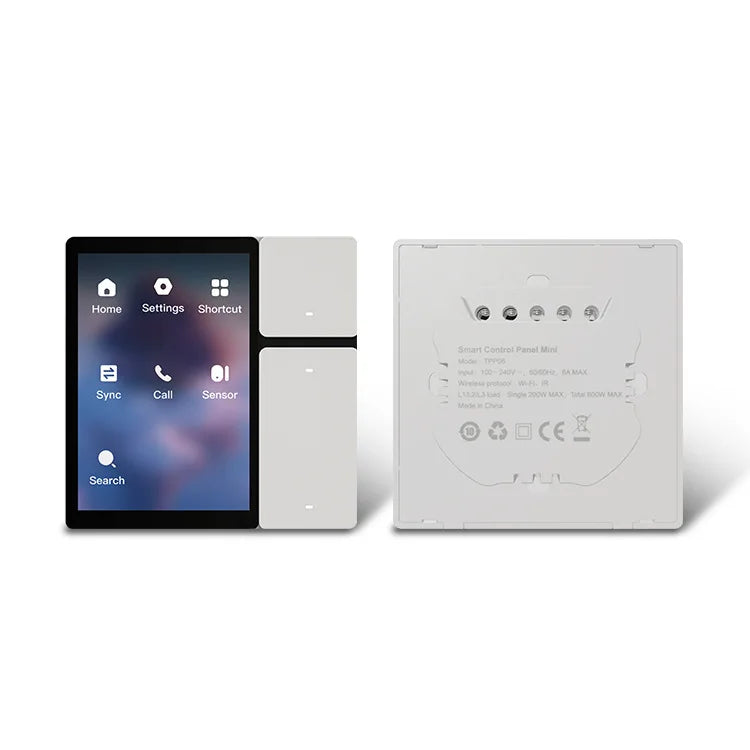 Tuya Smart Home Control Panel 3.5 Inches WiFi MOES Zigbee Wall Switches Home Automation LCD Screen Coustom IR Remote Controllers