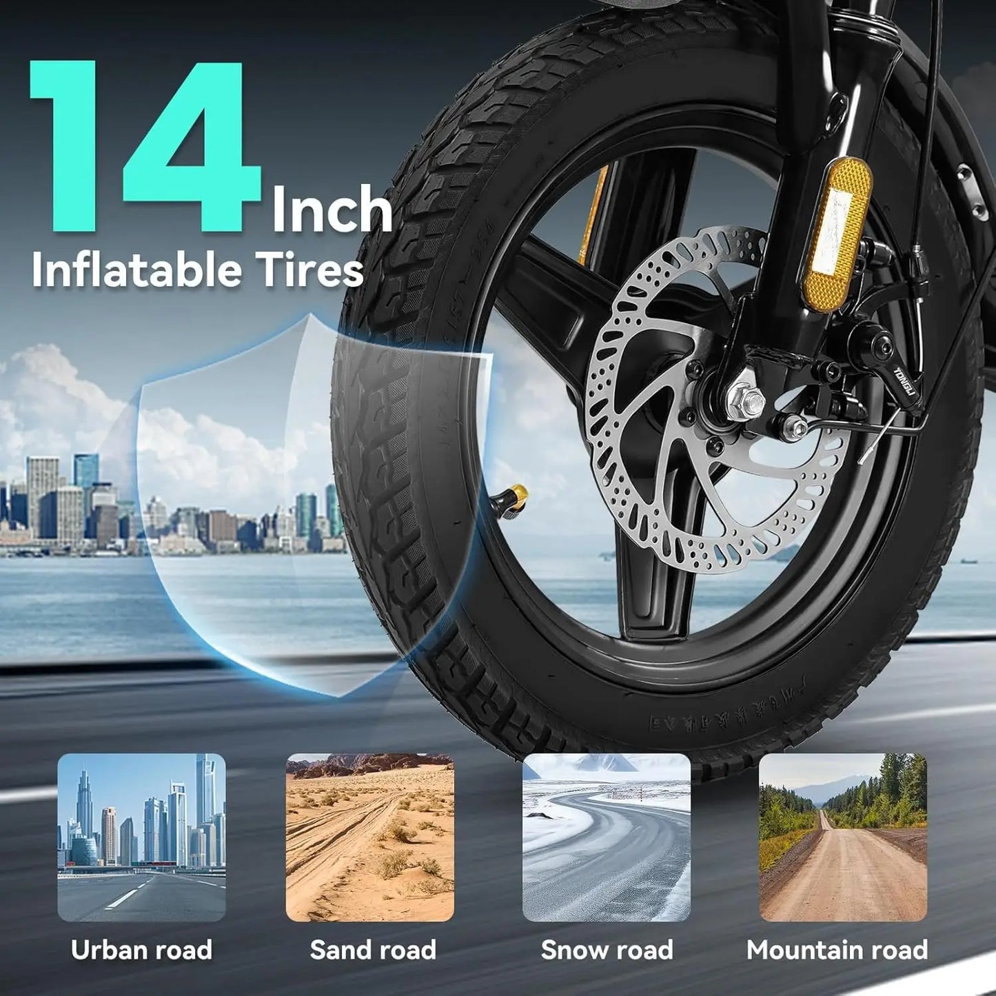 Adults & Teens Folding Electric Bike
560W motor, 48V battery, up to 24 MPH. 3-level pedal assist + throttle, commuter-friendly folding design.
Customizable colors & options perfect for city rides, campus, or daily commute.