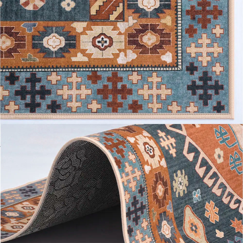 Vintage Peacock Large Area Living Room Carpet Animal Anti Slip Sofa Coffee Table Floor Mat Washable Bedroom Bedside Home Rug 러그
