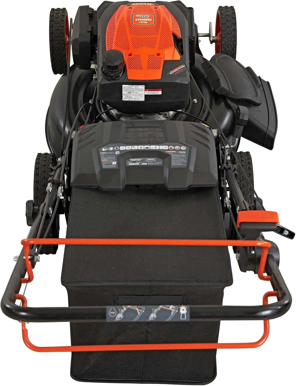 22” 201cc Select PACE Lawn Mower 6-Speed CVT, High Wheel, RWD
3-in-1 gas-powered, self-propelled walk-behind mower in black. Efficient for cutting, mulching, and bagging lawns.
