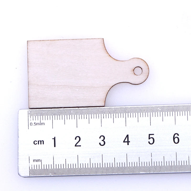Dollhouse Miniatures Kitchen Wooden Cutting Board Mini Bread  Small Chopping Board Home Cooking Vegetables Kitchen Accessory Toy