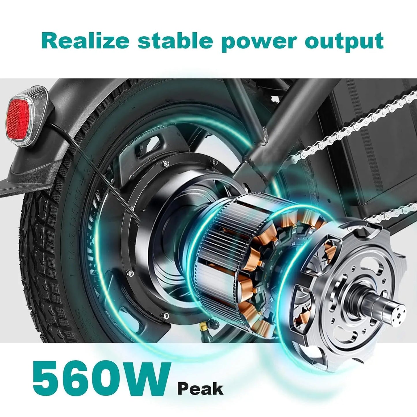 Adults & Teens Folding Electric Bike
560W motor, 48V battery, up to 24 MPH. 3-level pedal assist + throttle, commuter-friendly folding design.
Customizable colors & options perfect for city rides, campus, or daily commute.