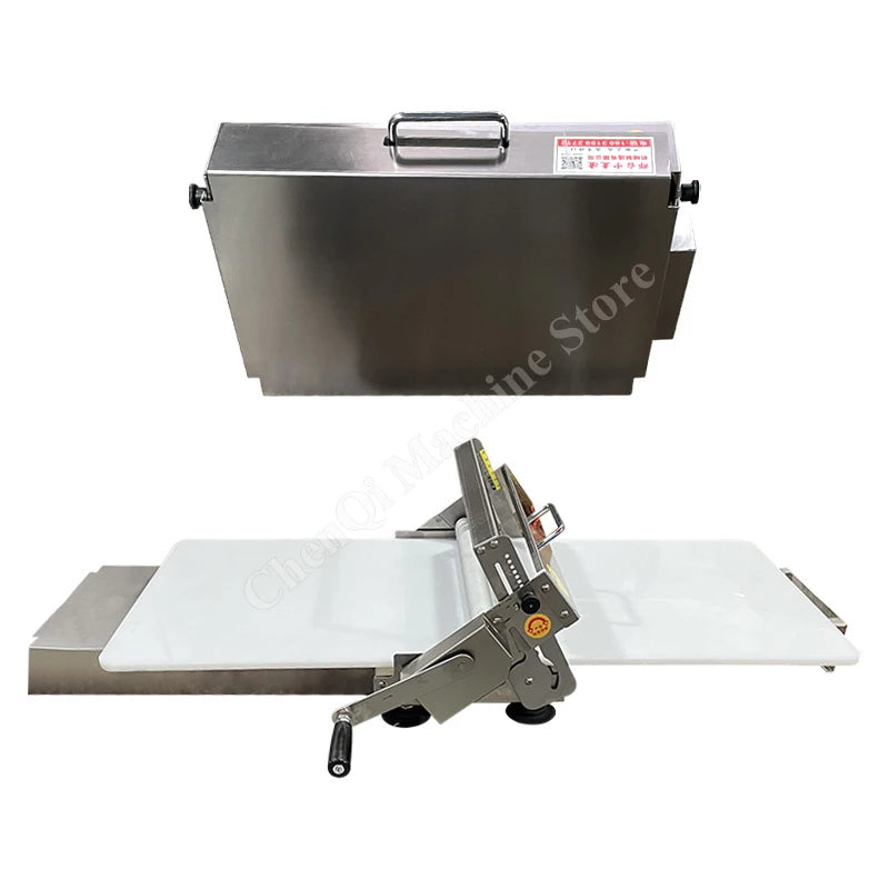 Dough Sheeter Puff Pastry Machine Table Top Hand Manual Pizza Dough Sheeter Roller Croissant Dough Flattener Laminator Machine