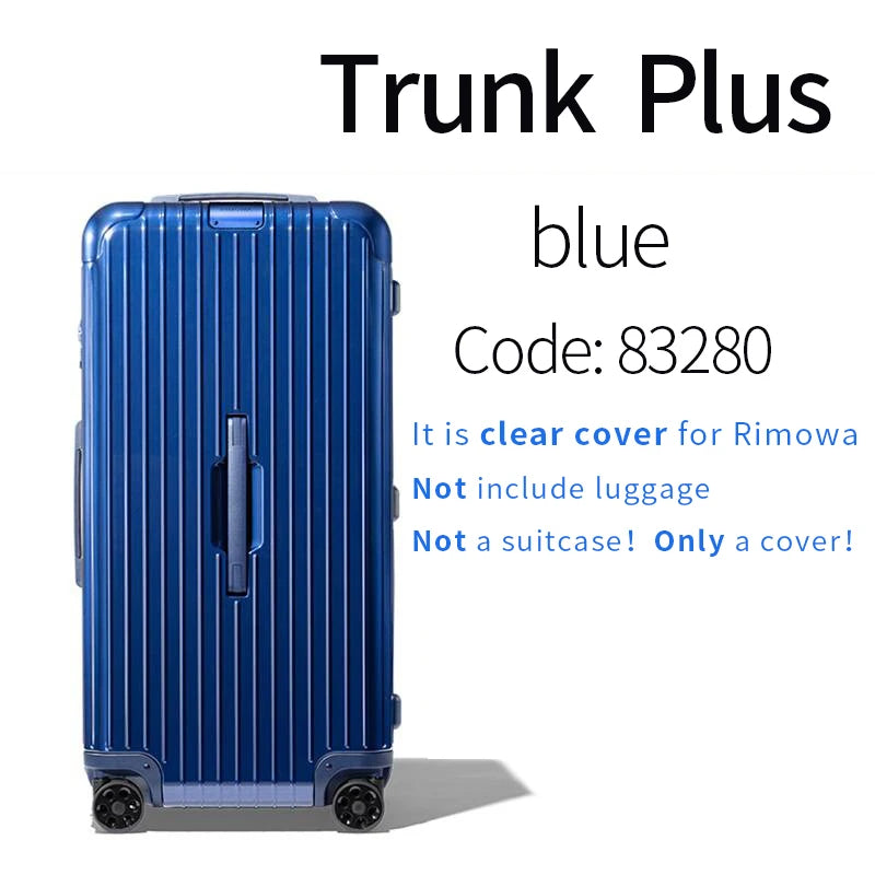 Transparent Cover Applicable for Rimowa Essential Suitcase Protective Cover Clear Trunk Plus 31 33 Inch Rimowa Luggage Cover