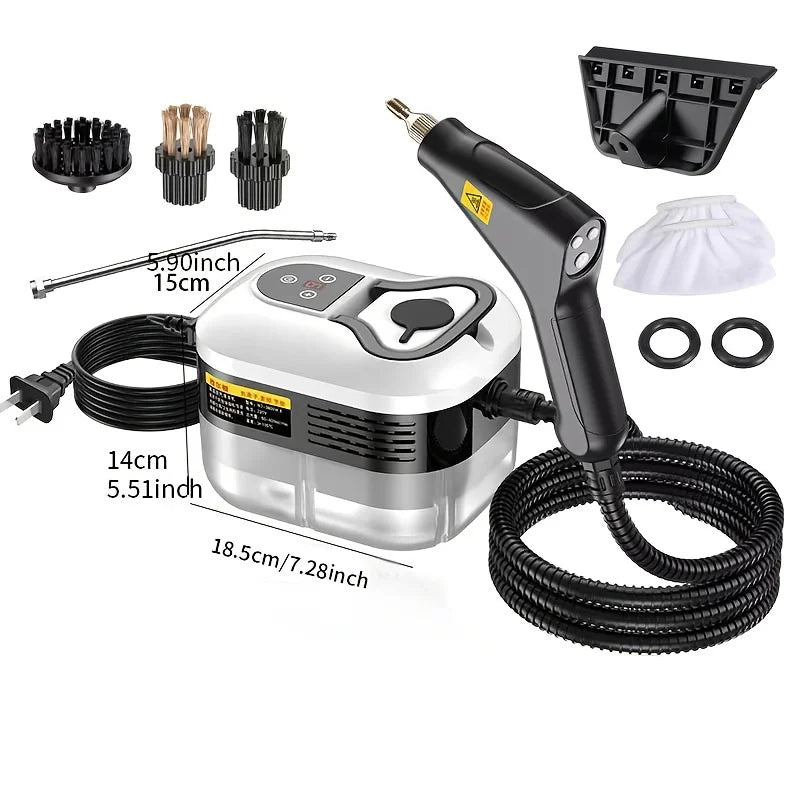 2500W High Pressure Steam Cleaner High Temperature Washing Machine for Home Air Conditioner Kitchen Hood Car Floor Cleaning Use