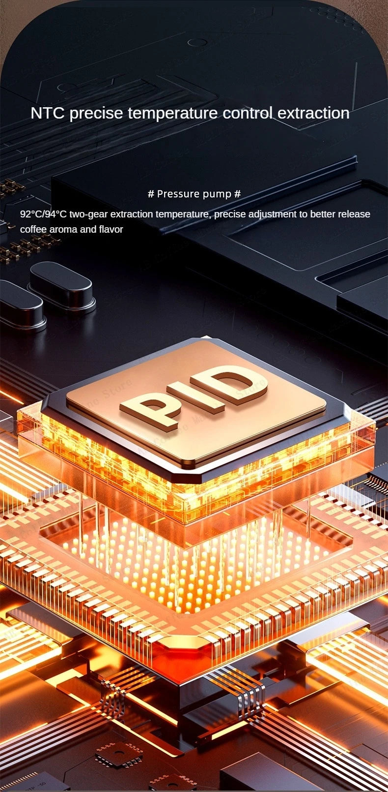 Semi-automatic Grinding and Extraction Espresso Machine, Steam milk espresso coffee machine, Can Extract Cold/hot Coffee