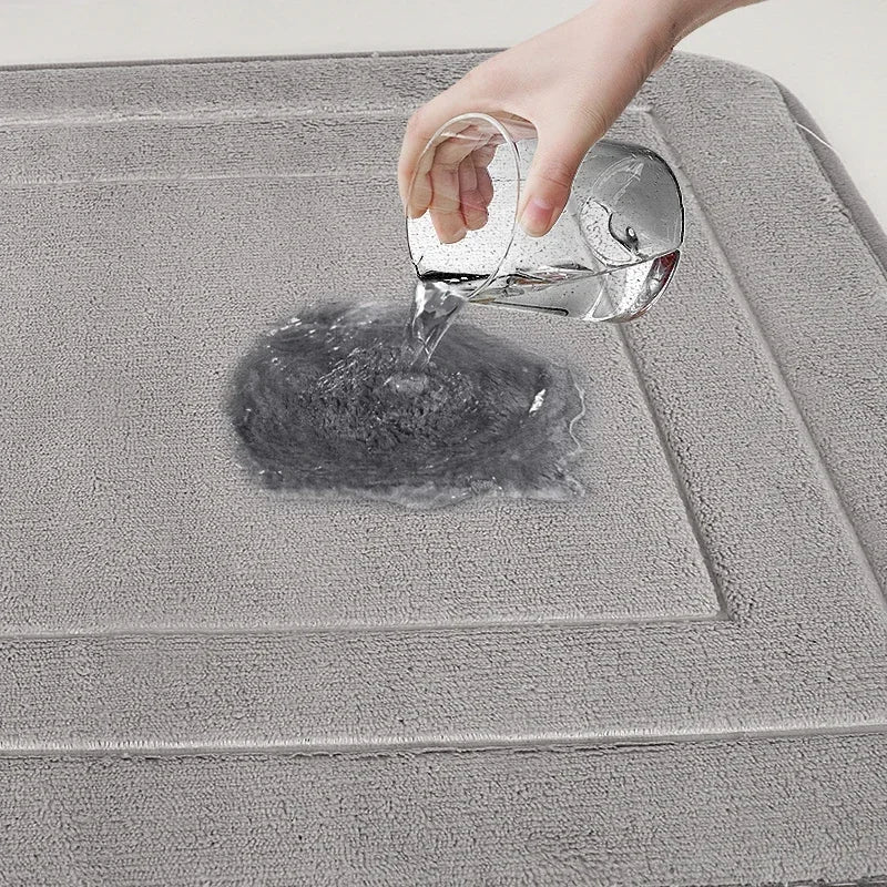 1PC Bath Mat & Bathroom Extra Thick & Soft Non Slip Super Absorbent Bathroom Rugs Bath Rug for Bathroom Floor Boden Matte 발매트
