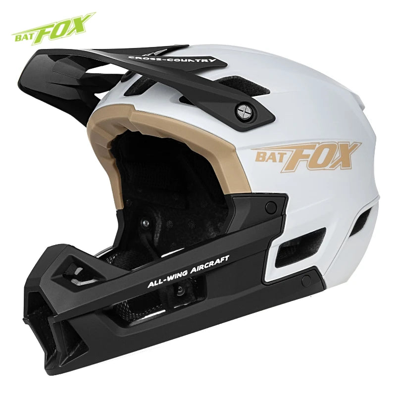 Full-Face Mountain Bike Helmet – Off-Road Certified Integrally molded helmet designed for cycling safety and comfort. Ideal for mountain biking and off-road riding adventures.