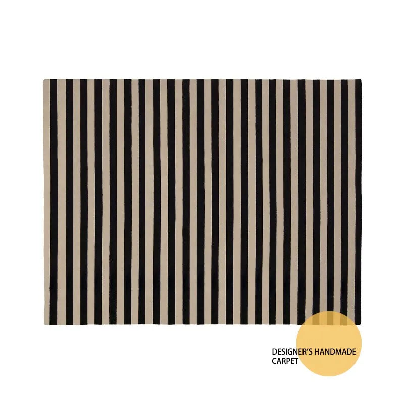 French Retro Rugs for Bedroom Checkerboard Living Room Decoration Carpet Ins Wind Plaid Bedside Floor Mat Large Area Plush Rug