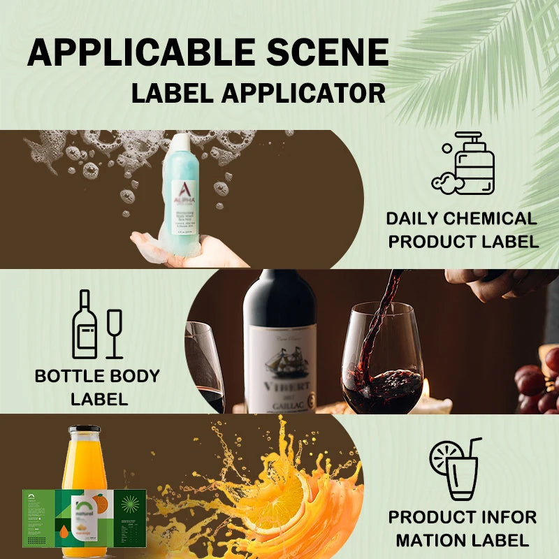 Mini Manual Adhesive Sticker Handle Small Jar Plastic Round Bottle Labeling Machine Paper Labels Semi-auto Packing Machine