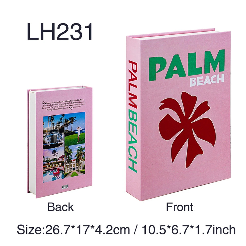 Aperol Cocktail Luxury Fake Books Decoration Coffee Table Decorative Books Club Villa Hotle Decoration Shooting Props Home Extra