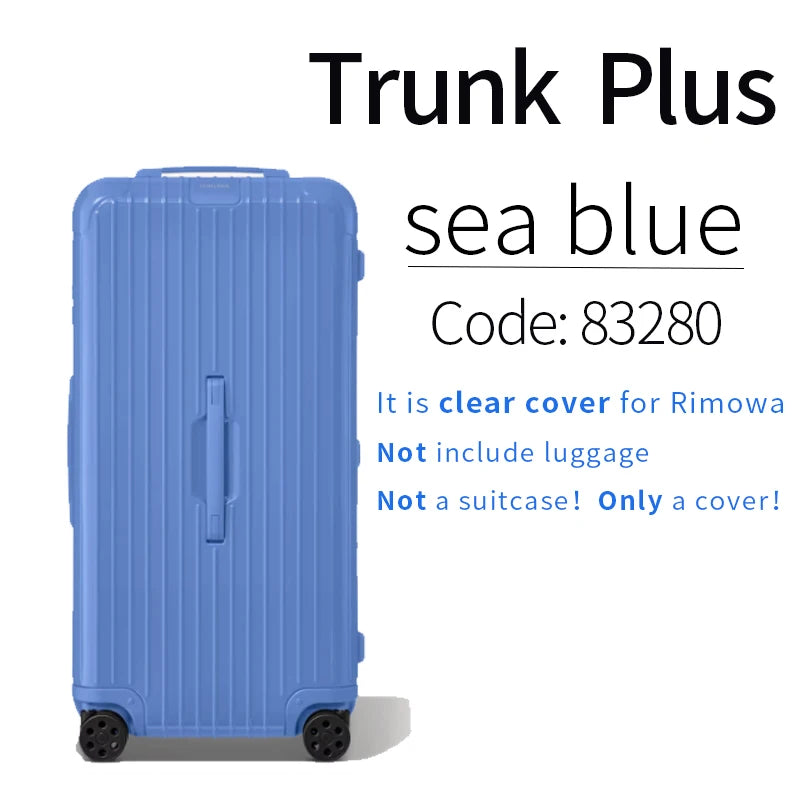 Transparent Cover Applicable for Rimowa Essential Suitcase Protective Cover Clear Trunk Plus 31 33 Inch Rimowa Luggage Cover