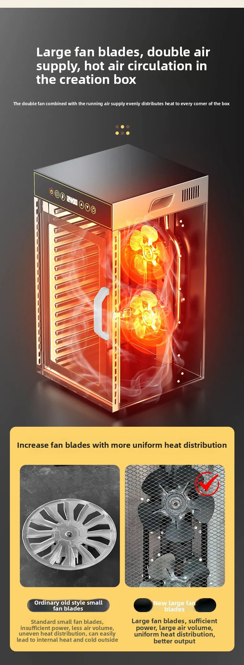 Premium 18-Tier Stainless Steel Food Dehydrator Commercial & Home Use, Adjustable Energy-Efficient Drying for Fruits/Meat/Herbs