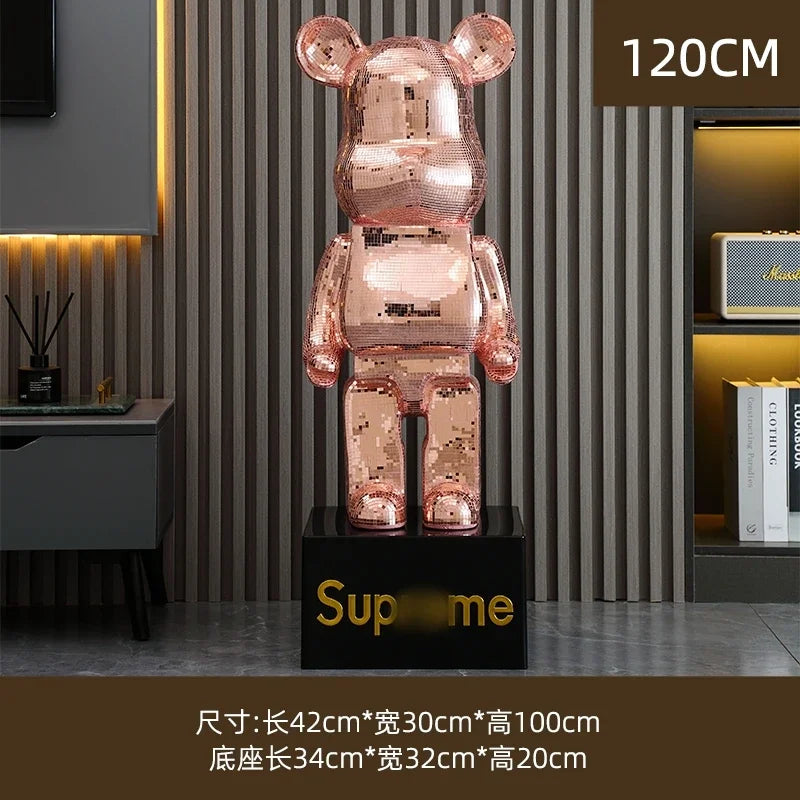 Violent Bear Standing Decoration - Big Piggy Bank for High-End Living Room, Sofa Side Decorative Item, Home Furnishing Ornament