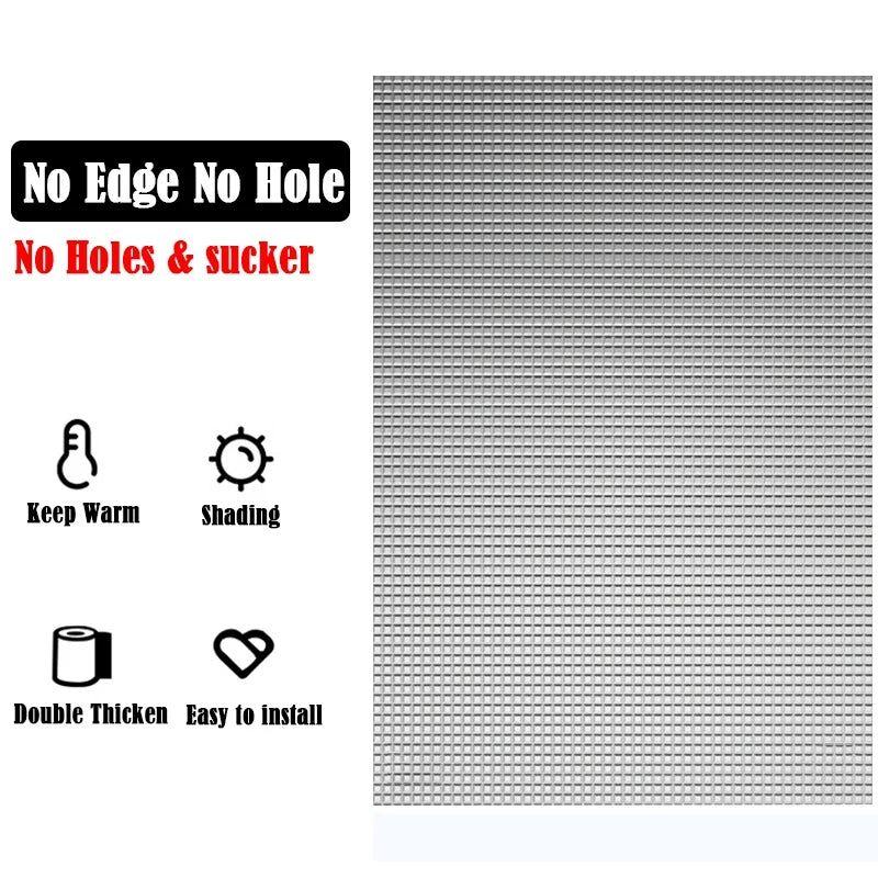 Home Windows Sunshades Anti-UV Aluminum Foil Shading Screen Sunshine Room Shading Board Keep Warm Film Balcony Privacy Pad