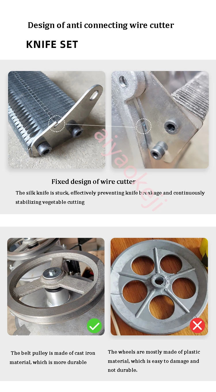 Multifunctional Vegetable Cutting Machine Commercial Potato Cucumber Carrot Slicer Electric Potato Shredder