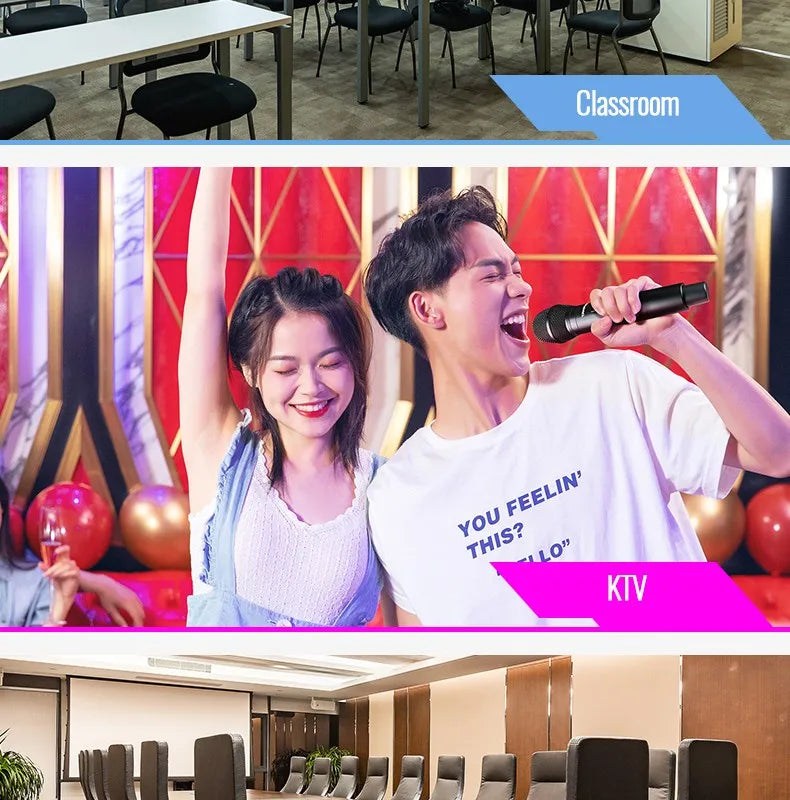 Takstar TS-3310UH Wireless Microphone UHF integrated circuit KTV Conference Home Entertainment Outdoor Performance
