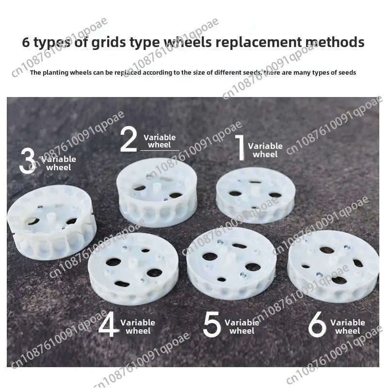 Plant Seed Disseminatos Hand-push Cotton Soybean Peanut and Corn Hand-propelled Seeder Roller Rotary Seeder Precision Planter