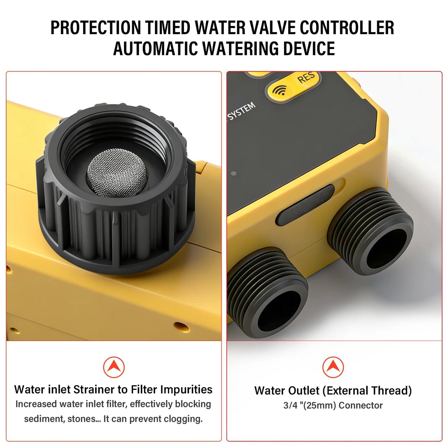 Solar WiFi 4-Zone Smart Water Timer
Solar-powered, app-controlled, 4 independent zones. Rain sensor auto-skips watering. IPX6 waterproof. Perfect for gardens & lawns.