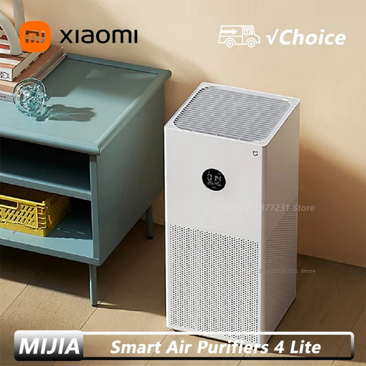 Origina XIAOMI Smart Air Purifier 4 Lite LED Display Quadruple Purification Aldehyde Removal Home Air Ionizer 35.8dB A Low noise