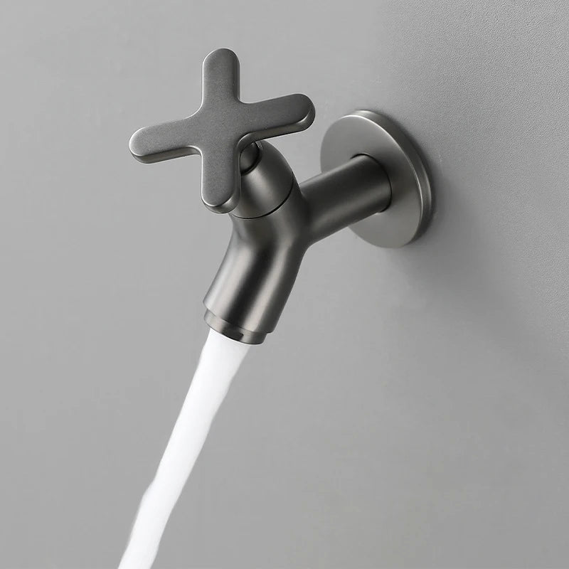 Wall Mounted Basin Faucet Mop Pool Brass Tap Outdoor Garden Faucet Single Cold Water Bathroom Accessories Kitchen Sink Faucets