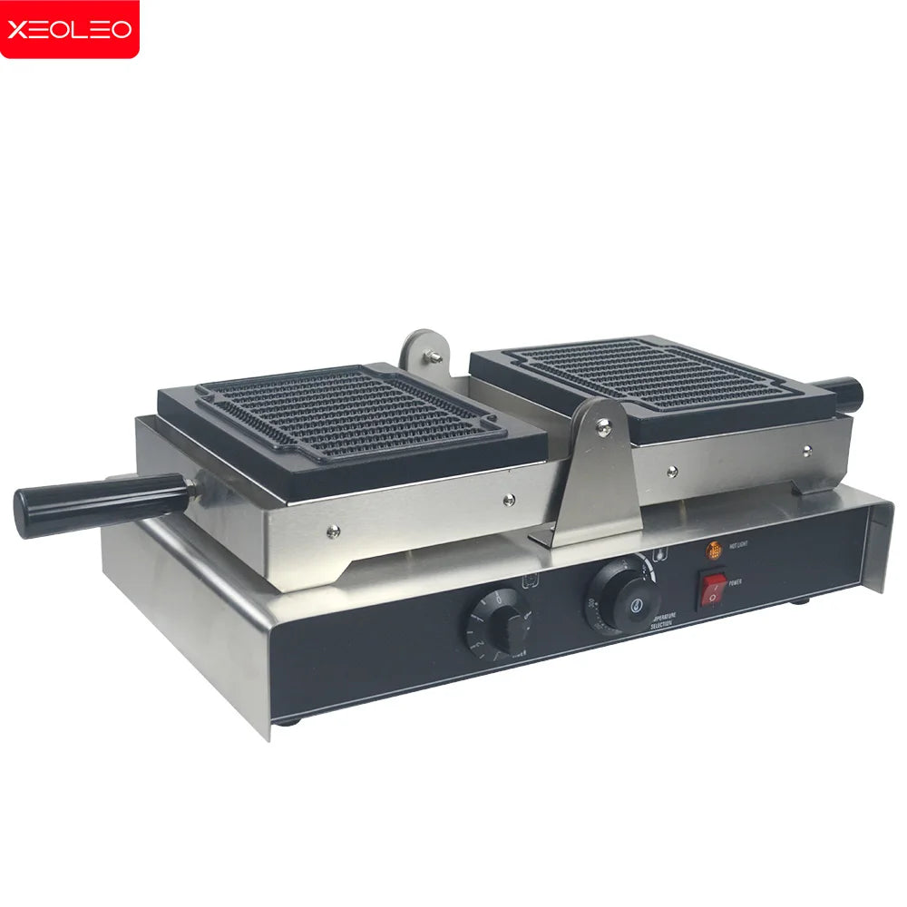 XEOLEO Electric Waffle Maker 1600W Threaded Shape Waffle Maker Machine French Fries Waffle Stick Machine Waffle Iron