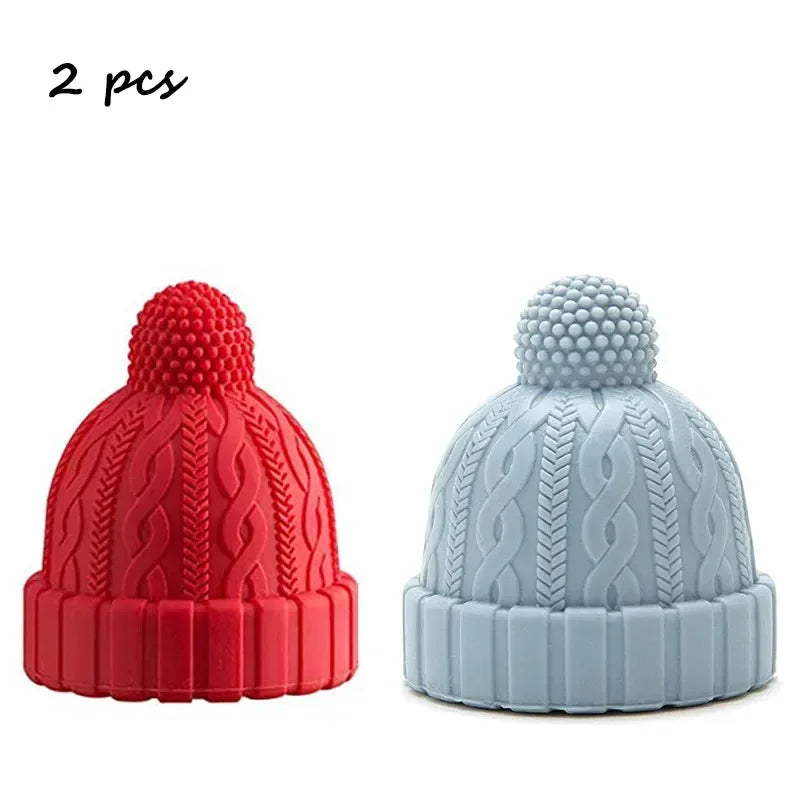 Creative Christmas Magic Hat Wine Stoppers Silicone Wine Stopper Reusable Decorative Seal Stopper Cap for Wine Beverage