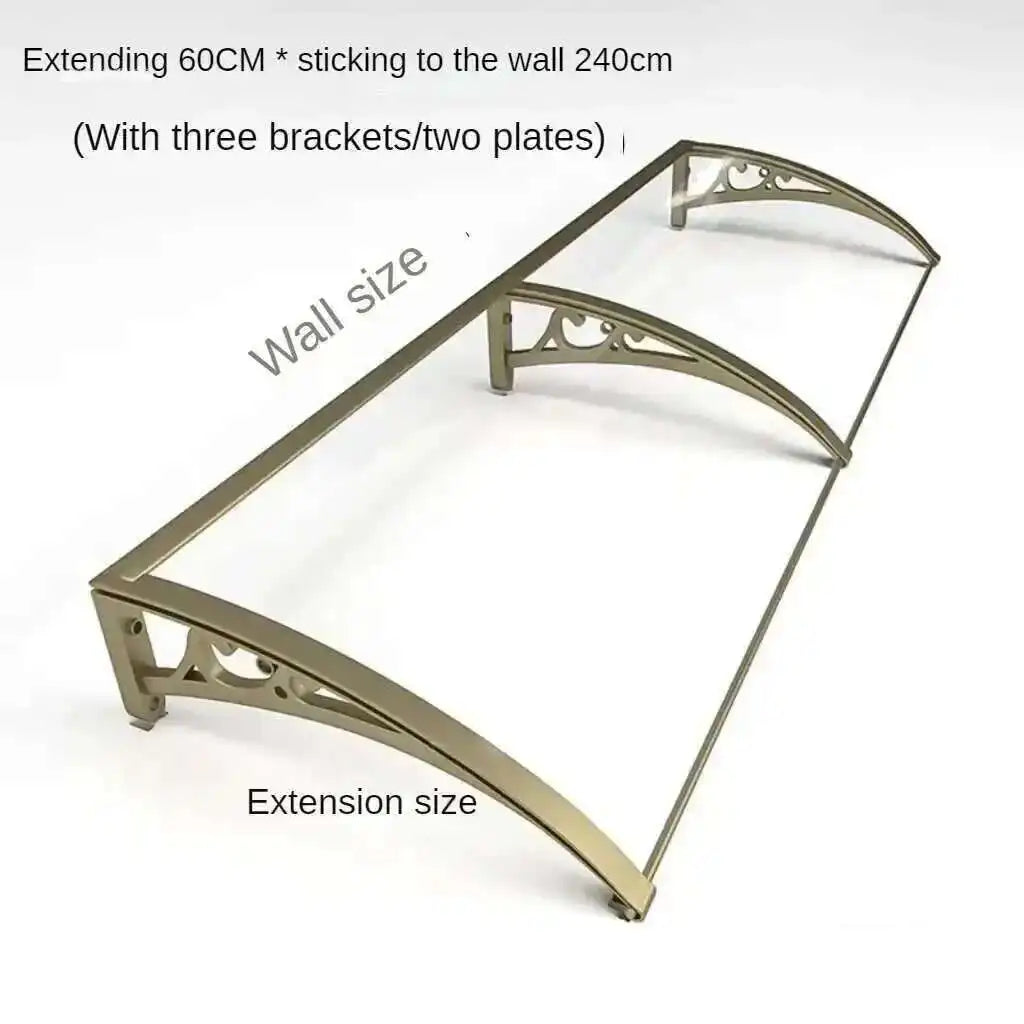 Modern Metal Awning for Electric Box Silent Outdoor Thickened Awnings Personalized Commercial Waterproof Awnings for Terrace