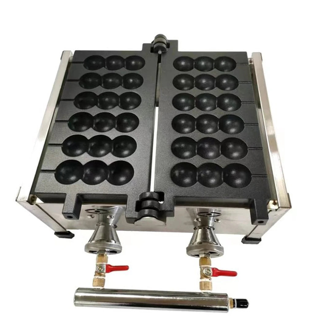 Gas Type  Lolly Waffle Sticks Machine Sugar-coated Haws Shape Waffle Maker Takoyaki Ball Grill