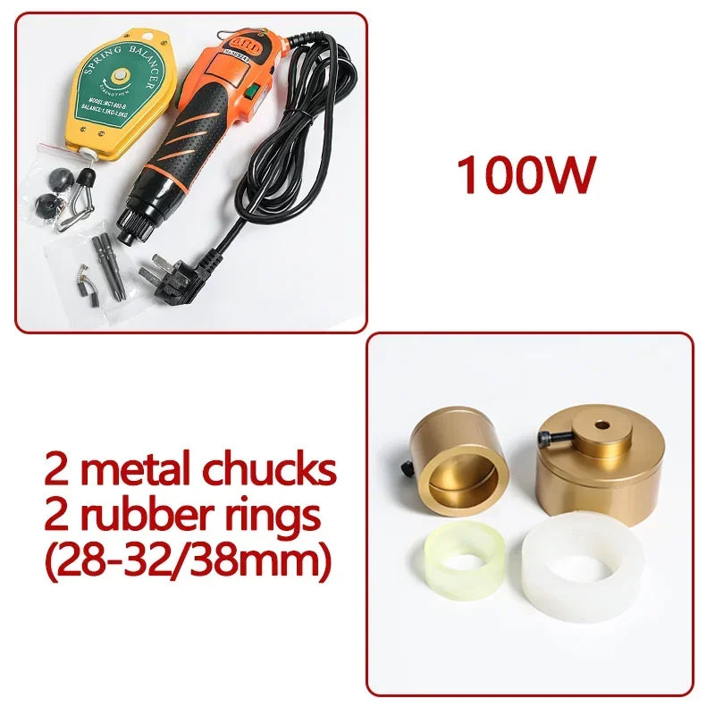 ZONESUN Optional Mix Up Capping Machine Portable Automatic Electric With Security Ring Bottle Capper Screwing Sealing Machine