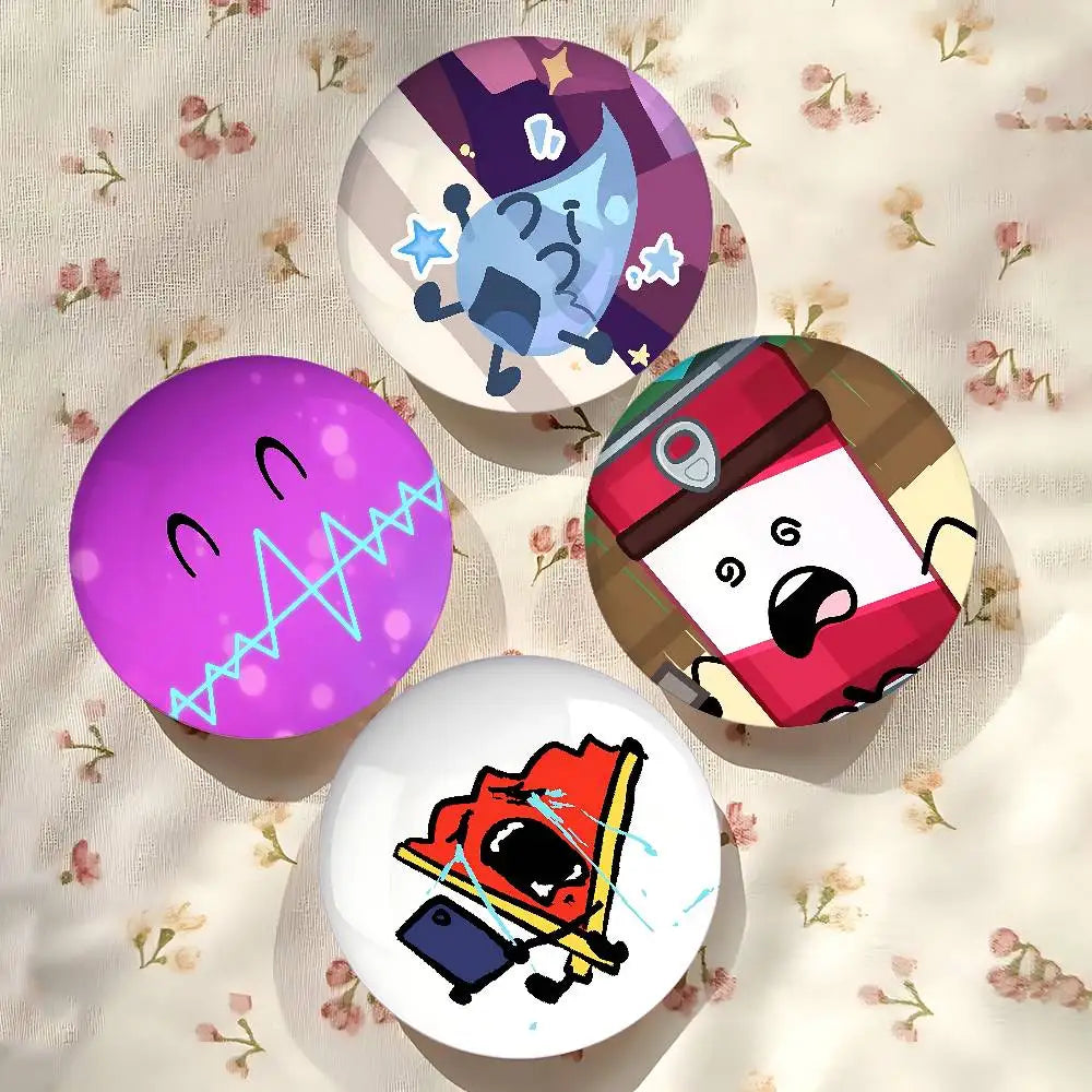 Funny A-Inanimate Insanity-S Badges Tinplate Soft Button Pin Brooch Metal Badge Custom Jewelry Accessories Hat Bag Lapel