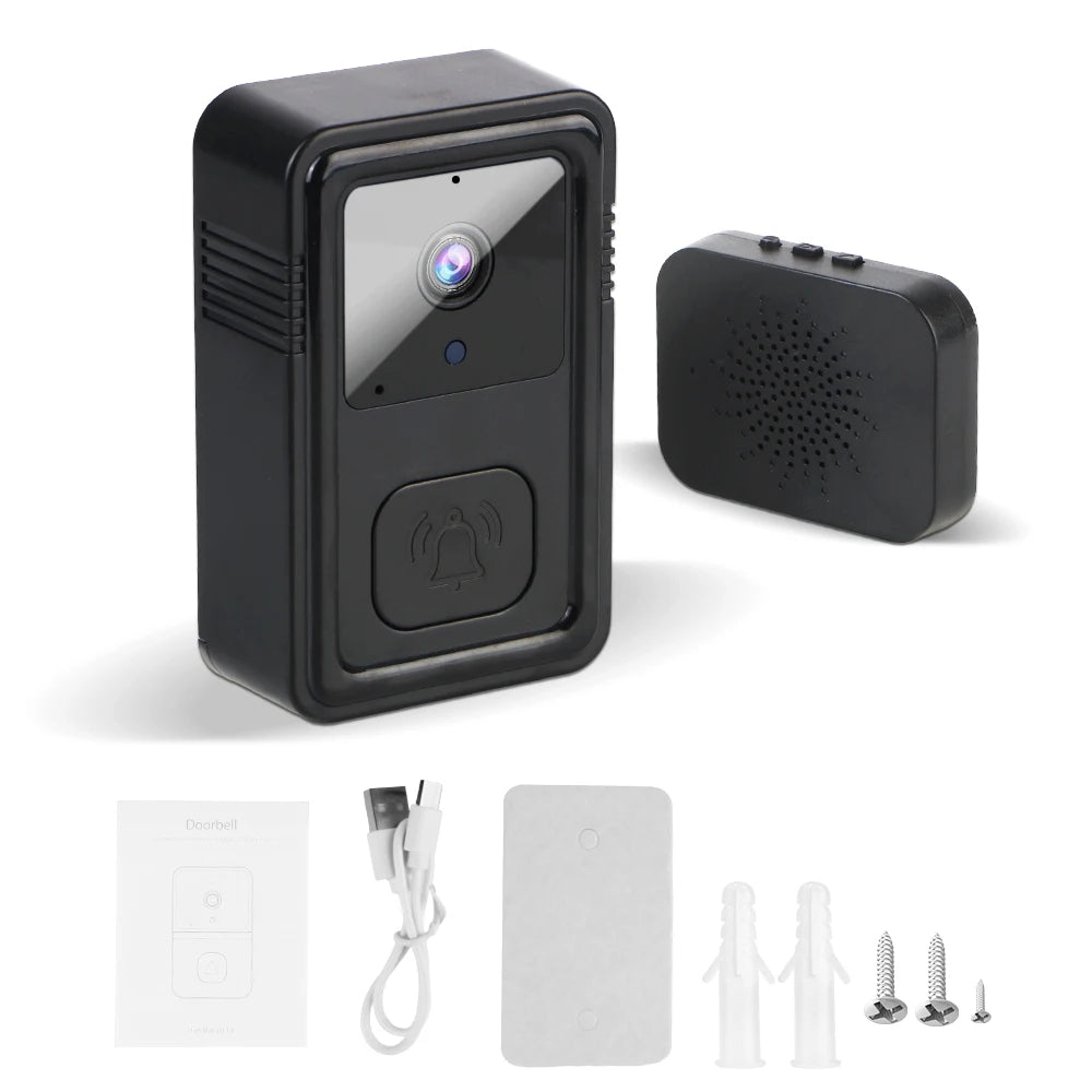 Intercom Voice Change Video Doorbell Smart Home Security HD Door Bell WIFI For Home Secure Two Way Night Vision Camera Wireless