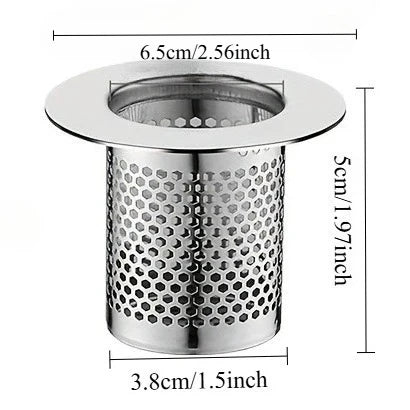 1pc Drain Filter , Bathroom Sink & Shower Drain Catcher, Suitable for Kitchen and Bathroom Drain Protection