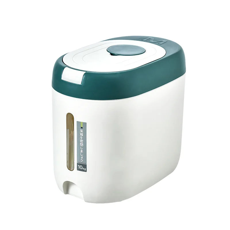 Insect Proof Moisture Proof Rice Box Grain Sealed Jar Kitchen Container 5/10KG Bucket Nano Storage Pet Dog Food Box with Lid