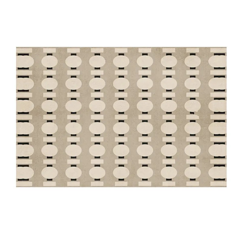 French Retro Rugs for Bedroom Checkerboard Living Room Decoration Carpet Ins Wind Plaid Bedside Floor Mat Large Area Plush Rug