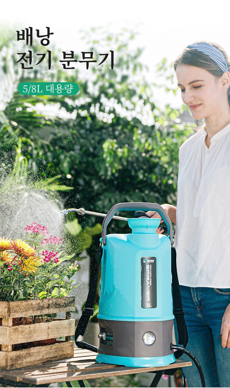 20L/10L/8L Electric Sprayer Back Irrigation Rechargeable Agricultural Gardening Tool High Pressure Atomizing Battery Sprayer