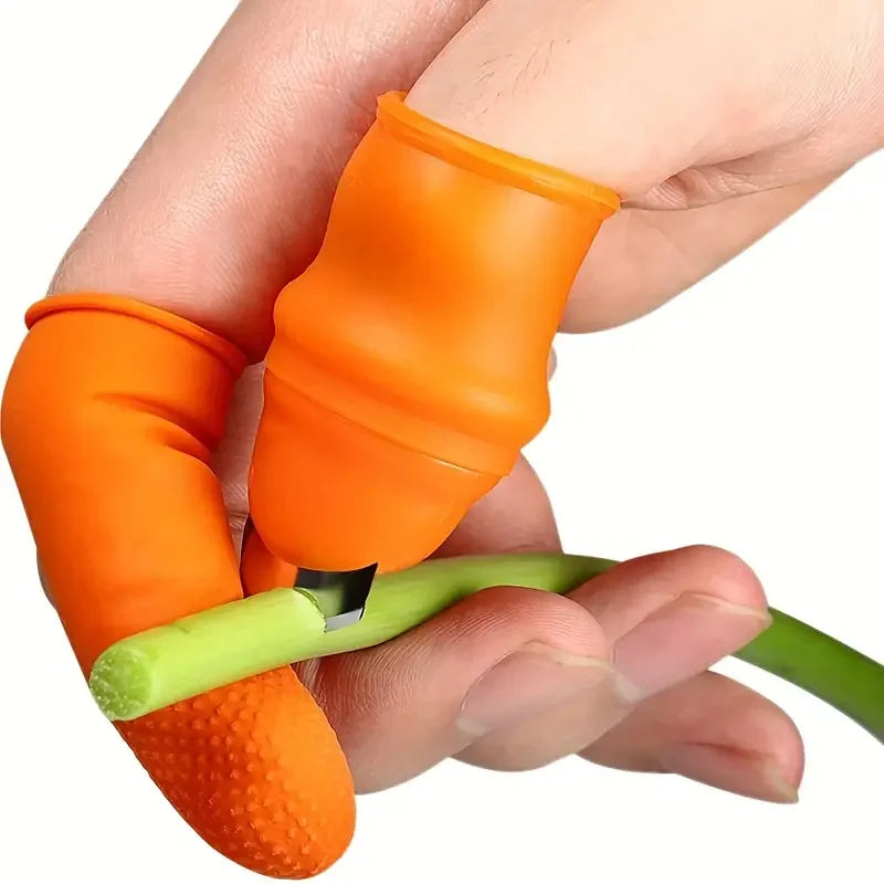 1pc Silicone Garden Thumb Knife-ComfortableFitforMenandWomen-NailandFinger Protection-Versatile Use for Digging,Planting,Seeding
