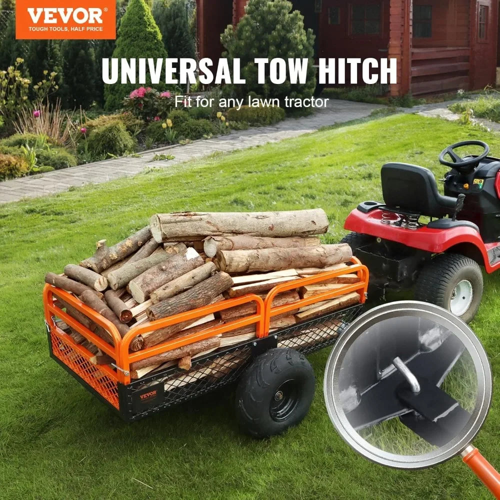 Heavy-Duty Yard Dump Trailer – 1500 lb Capacity, 15 cu. ft.
Perfect for lawn, garden, and outdoor hauling. Durable design for easy dumping and transport.