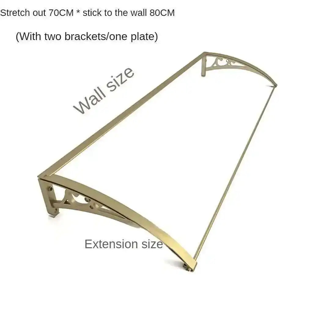 Modern Metal Awning for Electric Box Silent Outdoor Thickened Awnings Personalized Commercial Waterproof Awnings for Terrace
