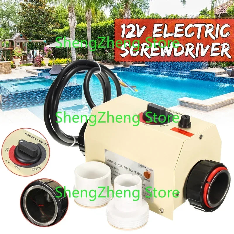 COASTS 3KW/2KW 220V Swimming Pool & SPA Hot Tub El ectric Water Heater Thermostat