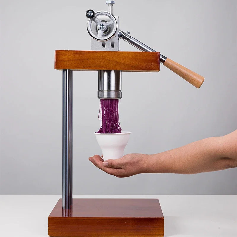 Hand Crack Japan Mont Blanc Ice Cream Maker Matha Gelato Noodle Maker Machine Matcha Mont Ice Cream Tool
