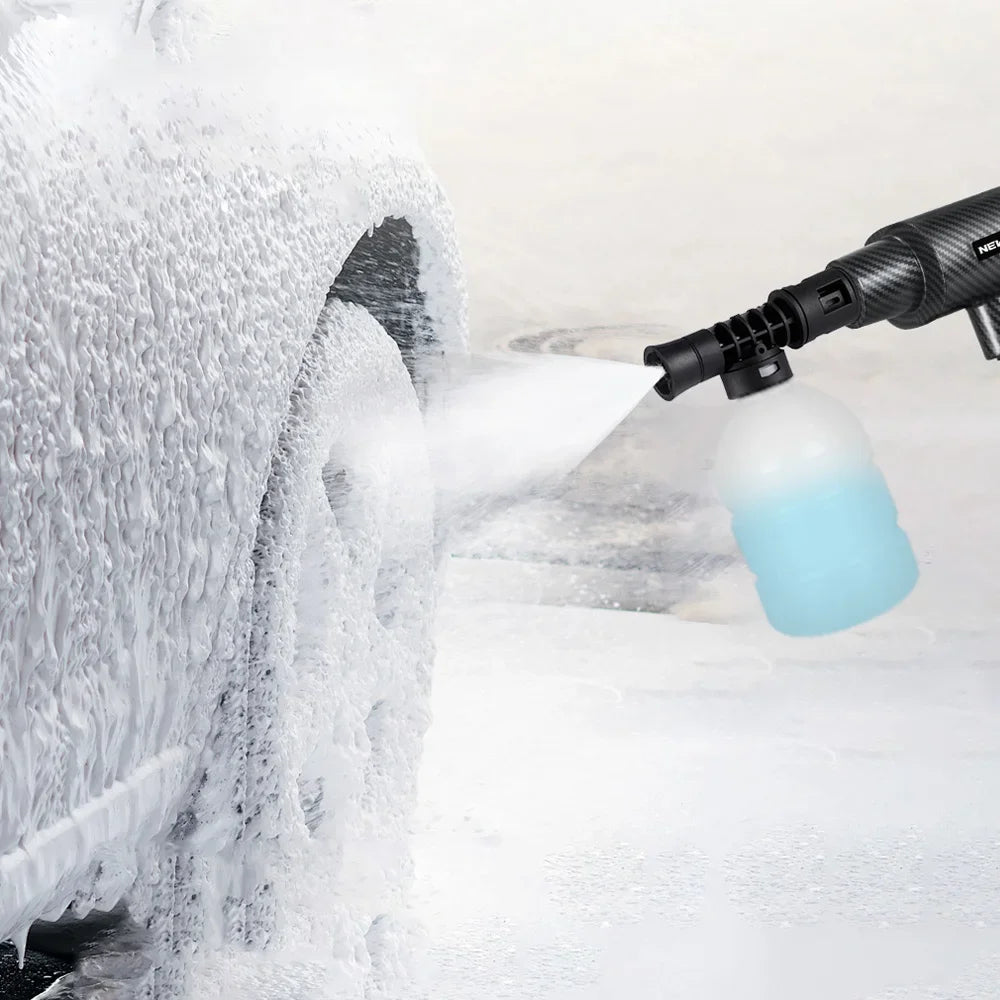 NEWBENY 6 IN 1 200Bar Brushless Electric Washer Cordless Efficient Car Garden Cleaning Power Tools For Makita 18-21V Battery Pin