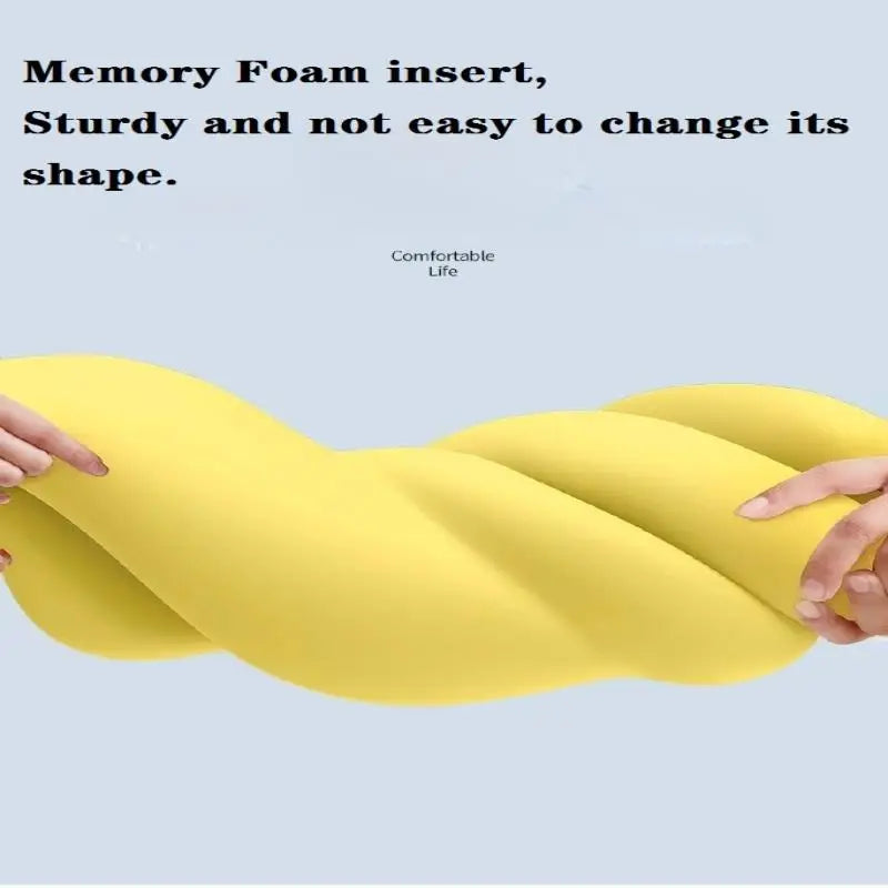 Memory Foam Ergonomic Pillow For Side Sleepers Long Hugging Body Bedding Pillow Maternity Pillow for Sleeping Rebound Cushion