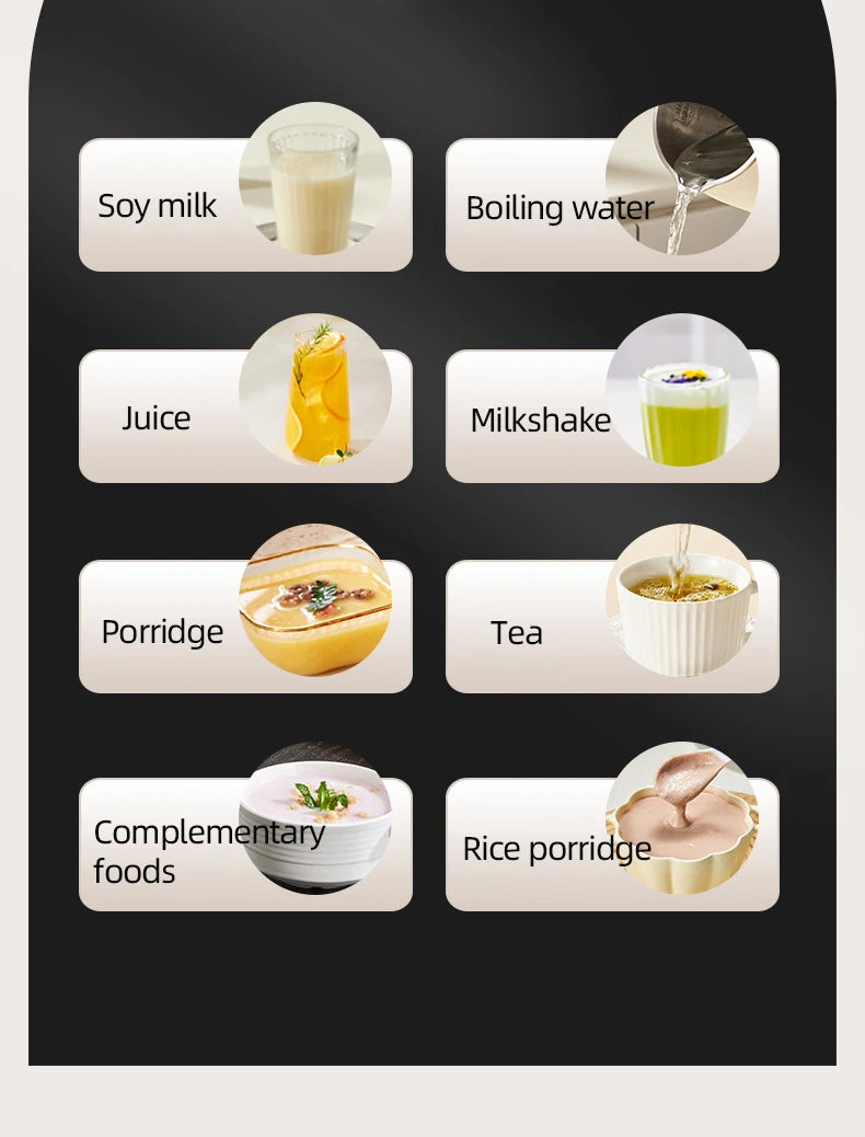 Automatic Soy Milk Machine Electric Juicer Blender Multifunctional Wall Breaking Machine Soybean Milk Maker Breakfast Machine