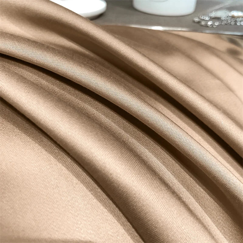 Dreamreal Pure Bamboo Bedding Set for Hotel Home Luxury Organic Bamboo Duvet Cover Fitted Bed Sheet Sets Pillowcase Cooling Soft